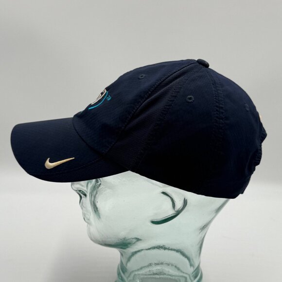 Nike Heritage 86 Dri Fit Hat Vigil Neuro Strapback Cap Dark Blue One Size Adjust - Picture 2 of 11